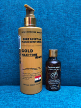 Pure Egyptian Magic Whitening Gold Maxi Tone 300ml + Serum - Afro Body Glow